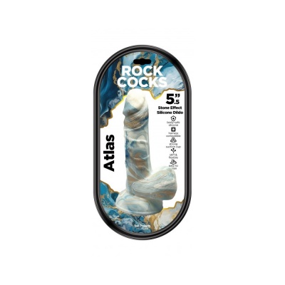 ROCK COCKS ATLAS MARBLE DILDO 5.5