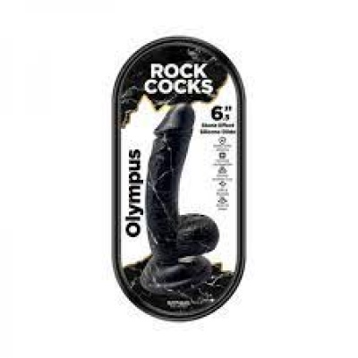 ROCK COCKS OLYMPUS MARBLE DILDO 6.5