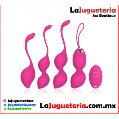 KEGEL BALLS KIT 4 PZ. VIBRADOR YA166W