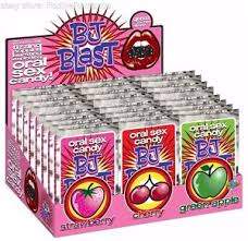 BJ BLAST SOBRES DE DULCE TRONADOR PARA PRACTICA DE SEXO ORAL